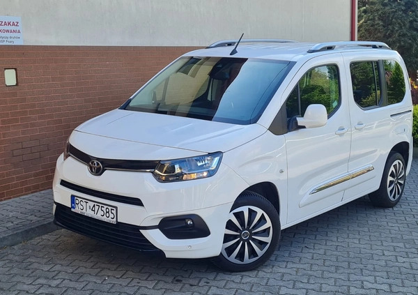 Toyota Proace City Verso cena 34900 przebieg: 88500, rok produkcji 2020 z Lipno małe 352